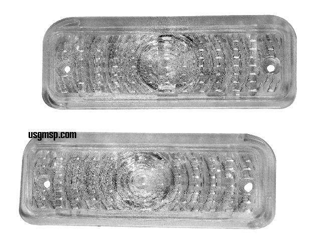 69 Chevelle Std Park Light Lens Set (pr)